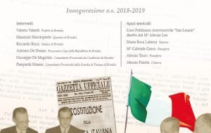 L’ITT “Giovanni Giorgi” apre il nuovo anno scolastico con “I settanta anni della Costituzione Italiana”