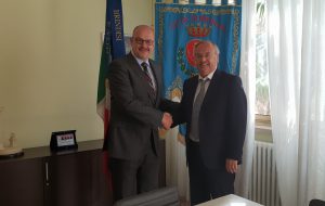 Il Sindaco Riccardo Rossi incontra il Directore della missione UNGSC della Base ONU di Brindisi