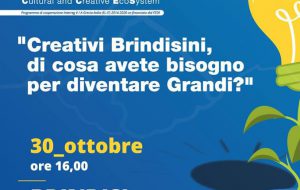 Creativi, di cosa avete bisogno per diventare grandi?: arriva a Brindisi il tour del Distretto Produttivo Puglia Creativa