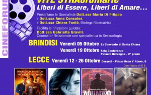 Al via il cineforum della Settimana del Benessere Sessuale