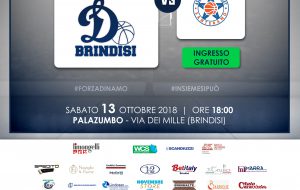 Sabato esordio casalingo della Dinamo Basket Brindisi