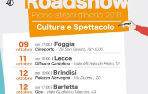 Venerdì a Brindisi il Roadshow del programma straordinario 2018 cultura e spettacolo