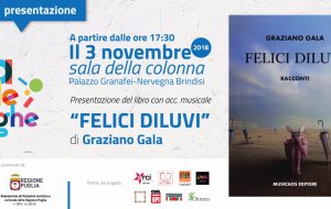 Tra le Righe: domani Graziano Gala presenta “Felici Diluvi”