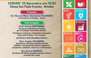 Ambiente e lavoro: sviluppo sostenibile? se ne parla venerdì 23 nella Chiesa di San Paolo
