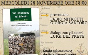 Caffetteria Letteraria Nervegna presenta la guida turistica “La Via Francigena nel Salento. Segui la freccia gialla”