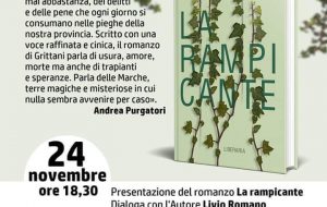 Davide Grittani presenta “La Rampicante” alla Caffetteria Letteraria Nervegna