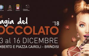 Tutto pronto a Brindisi per La Magia del Cioccolato. Oggi l’apertura degli stand nel centro cittadino. Ricco il programma delle iniziative collaterali