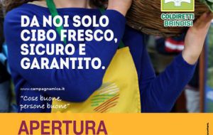 Sabato 1 Dicembre apre il Mercato contadino di Coldiretti in Via Appia 226