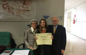 Ylenia Leuzzi vince la Borsa di Studio intitolata a Marcello Palmisano