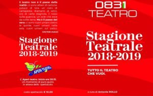 Presentata la stagione teatrale dello 0831 Teatro di Brindisi