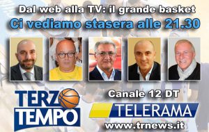 Stasera su TeleRama torna Terzo tempo: ospiti Errico, Pesari e Campagnoli