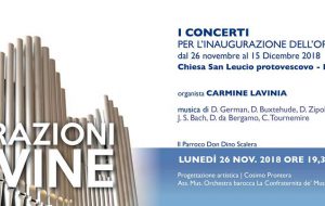 Vibrazioni Divine: quattro concerti per inaugurare l’organo a canne della chiesa S Leucio (Minnuta)
