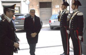 Il Prefetto Valenti in visita al Comando Provinciale Carabinieri di Brindisi