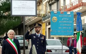 Scordia intitola un Largo al Pilota brindisino Leonardo Ferrulli