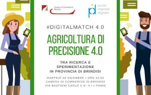 Agricoltura di precisione 4.0: Martedì 18 la presentazione delle novità del settore alla Camera di Commercio