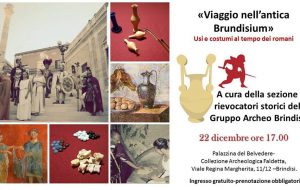 Sabato 22 Viaggio nell’antica Brundisium