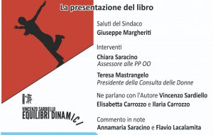 Giovedì 20 a Erchie si presenta il libro “Equilibri dinamici” di Vincenzo Sardiello