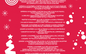 Cartellone degli eventi natalizi 2018 a San Michele Salentino