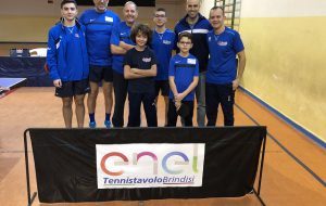 TennisTavolo Brindisi: vittoria e “campione d’inverno” in C/2 e vittoria in D/2