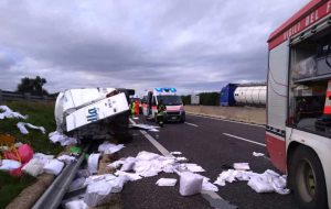 Camion contro furgoni sulla Superstrada: tre indagati, la Procura dispone perizia cimenatica sull’incidente