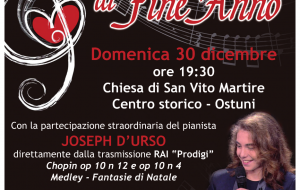 Joseph D’Urso dalla trasmissione Rai Prodigi al Museo di Ostuni