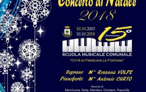 Scuola Musicale Comunale di Francavilla Fontana: due concerti di Natale in programma a Brindisi