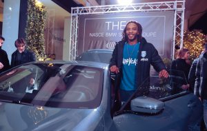 I giocatori della Happy Casa Brindisi presenti all’evento BMW Emmeauto ‘The 8’