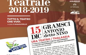 0831 Teatro: il 15 Dicembre va in scena “Gramsci Antonio detto Nino”