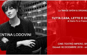 “Tutta Casa, Letto e Chiesa: il 6 Dicembre Valentina Lodovini al Teatro Impero