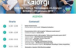 Il progetto SNAM di Alternanza Scuola Lavoro per l’ITT “Giorgi” di Brindisi