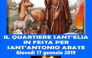 A Sant’Elia torna la focara in onore di Sant’Antonio abate