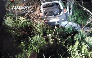 Prima il furto al bar tabacchi, poi l’inseguimento con i Carabinieri finito con l’auto nel canale di scolo