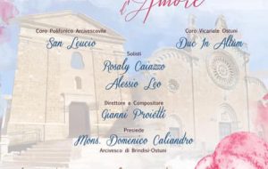 Giornata Mondiale della Vita Consacrata: il 2 Febbraio Gianni Proietti a Brindisi a dirigere l’Oratorio Sacro “Ecclesiae Sponsae Imago – Cantico D’amore”