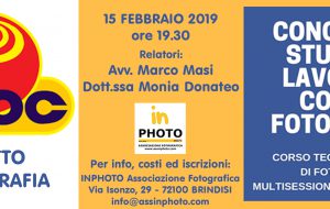 Venerdi 15 Febbraio Adoc e InPhoto parlano di diritto in fotografia