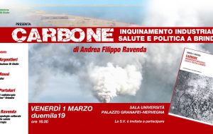Venerdì 1 si presenta il libro “Carbone” di Andrea Ravenda