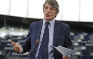 David Sassoli, Vicepresidente del Parlamento europeo, visita la Base delle Nazioni Unite (UNHRD) di Brindisi