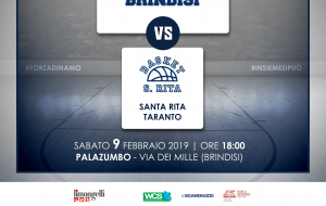 La Dinamo Brindisi ospita l’Anspi S. Rita Taranto