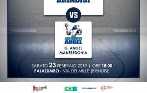 Domani Dinamo Brindisi-Angel Manfredonia