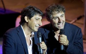 Emilio Solfrizzi e Antonio Stornaiolo in “Tutto il mondo è un palcoscenico”