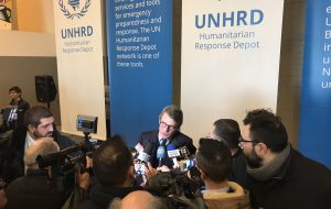 Sassoli visita la Base UNHRD e rimarca il ruolo di Brindisi al servizio della comunità umanitaria
