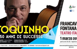 Al Teatro Italia arriva la magia di Toquinho