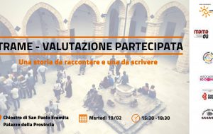 “Trame Solidali”, Martedì 19 al Chiostro di San Paolo l’evento “Partecipazione partecipata”