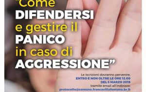 Come difendersi e gestire il panico in caso di aggressione: un corso a Francavilla