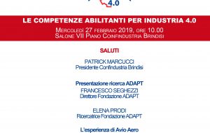 Confindustria Brindisi: le competenze abilitanti per l’industria 4.0