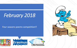 Il concorso “Poem Competition” apre la seconda annualità del progetto Erasmus dell’I.C. Sant’Elia-Commenda