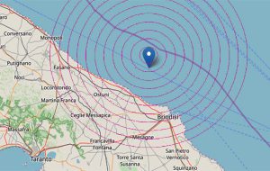 Forte scossa di terremoto fa tremare Brindisi e provincia