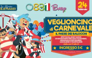 Domani il veglioncino di Carnevale allo 0831 Space di Brindisi