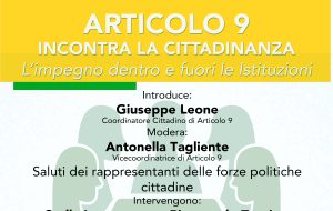 L’impegno dentro e fuori le Istituzioni: Articolo 9 incontra i cittadini di Francavilla