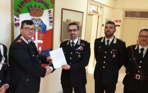 Encomio collettivo ai carabinieri della Stazione di Oria