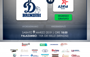 La Dinamo Brindisi chiude la regular season ospitando l’Adria Bari